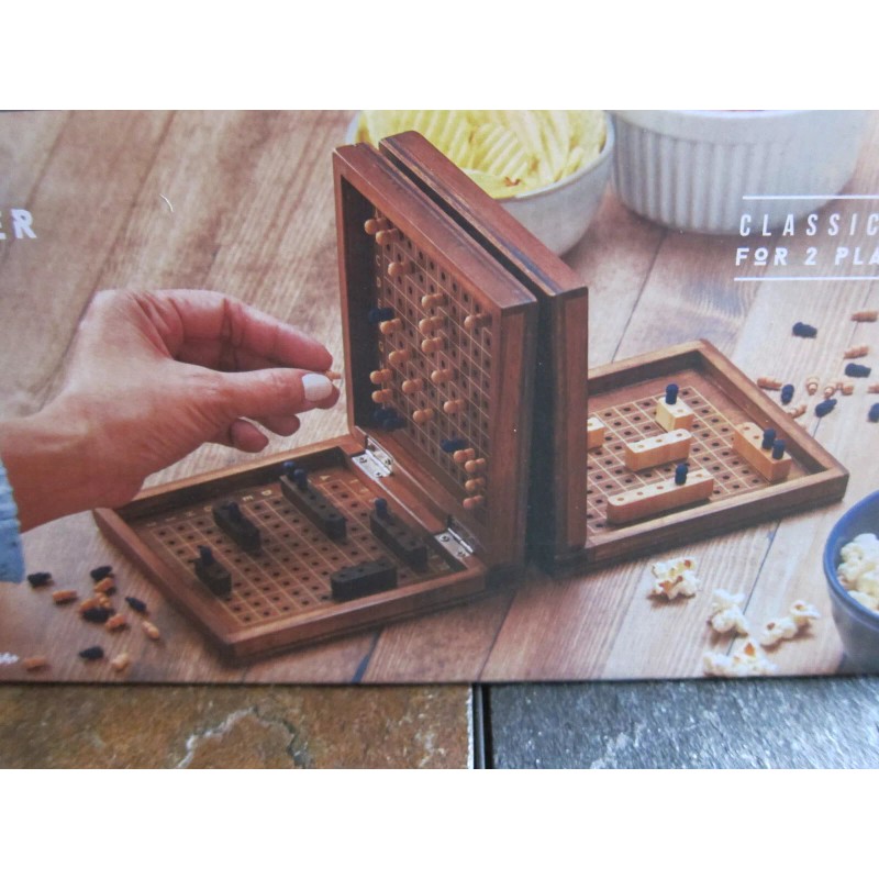 HAMMER + AXE NIB SINKING SHIPS WOODEN BATTLESHIP Board GAME