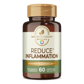 Suplemento Nutricional de Cúrcuma y Glucosamina de Nature's Therapy para Reducir la Inflamación – 60 Cápsulas