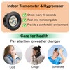 10 Pack Mini Hygrometer Thermometer - Digital Hygrometer Gauge LCD