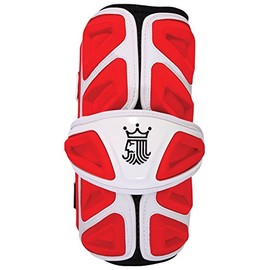 Brine King 4 Lacrosse Arm Guard, White, Large