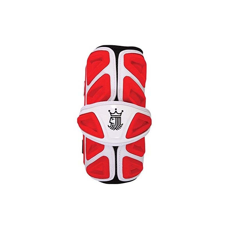 Brine King 4 Lacrosse Arm Guard, White, Large