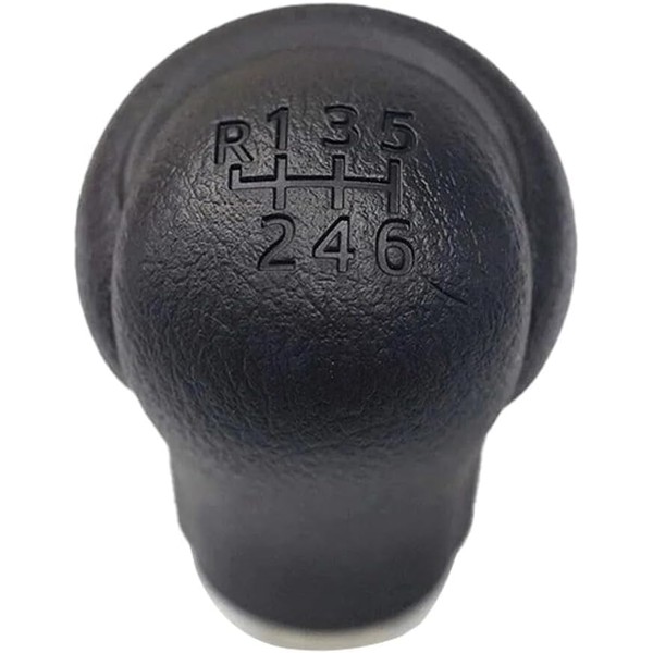 Loszaral Shift Knob, 6 Speed Leather Manual Gear Shift Knob
