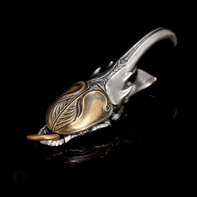 TUADAJI Metal Keychains for Men,Beetle Inspired Keychain Bottle Opener Stylish