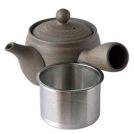 Landscape.com Tokoname Ware Teapot, 12.2 fl oz (360 ml), Super Stainless Steel Tea Strainer, 217s, Made in Japan