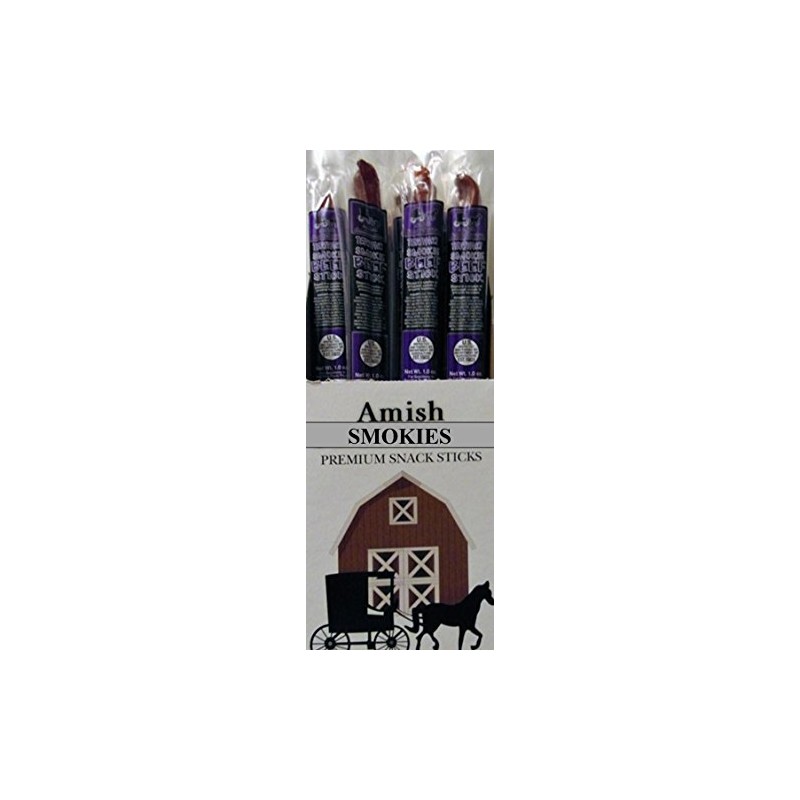 Premium Amish Beef Sticks - 21ct - Individually Wrapped (Teriyaki)