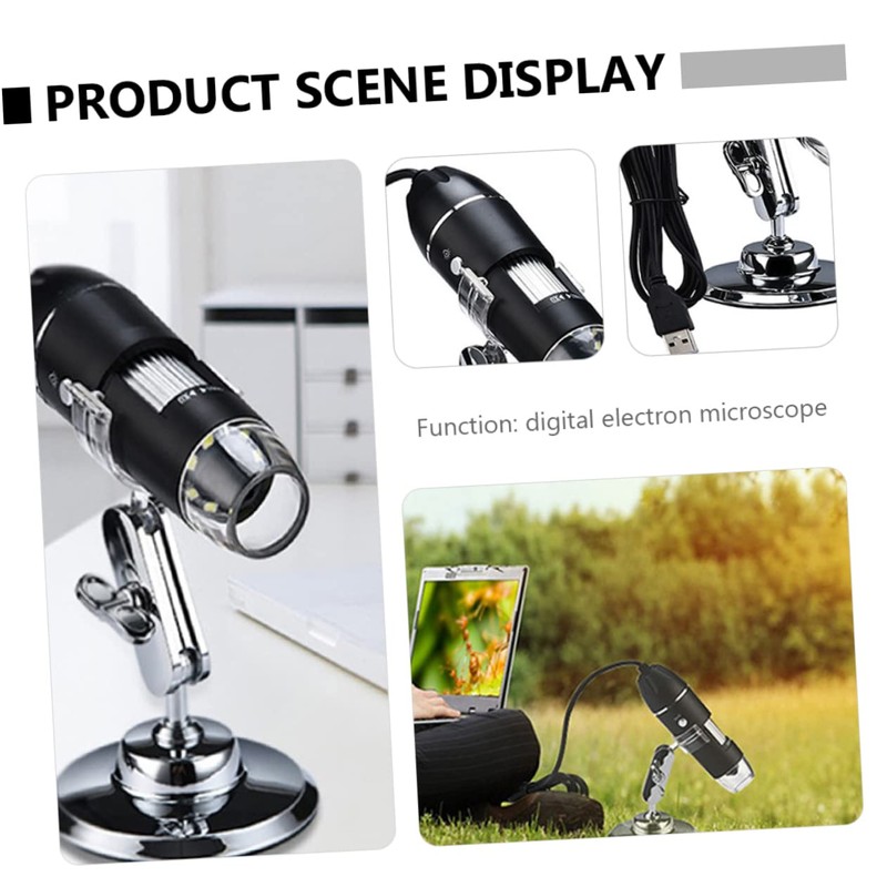 Operitacx Household USB Electronic Microscope High Definition Digital Microscope with