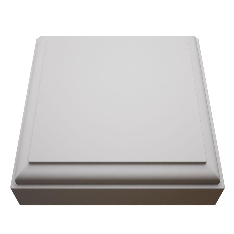 3 3/4"W x 3 3/4"H x 1 1/8"P Americraft Solid