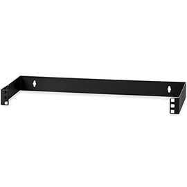 StarTech.com 1U Hinged Wall Mount Patch Panel Bracket - 4 inch Deep - 19" Patch Panel Swing Rack for Shallow Network Equipment- 17lbs (WALLMOUNTH1)