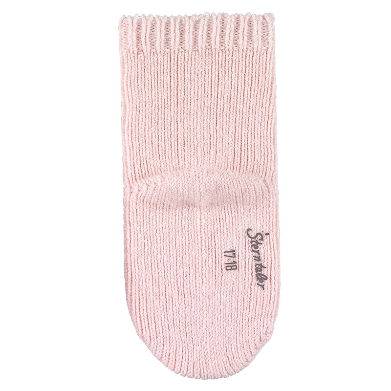 Sterntaler Baby Girl Socks Plain Wool, pink