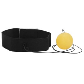 Pelota de Boxeo para Reflejos,ANGGREK Pelota de Boxeo Pelota de Boxeo para Reflejos Pelota de Boxeo con Diadema para Velocidad de Perforación Entrenamiento de Coordinación Mano-ojo(11*7*5-Amarillo)
