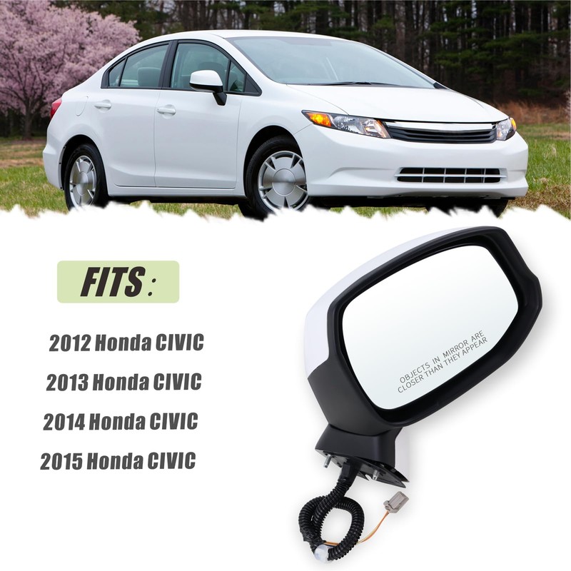 Lqito Right Passenger Side Mirror Compatible With 2012 2013 2014