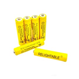 RELIGHTABLE 400mAh AAA NiCd 1.2v Rechargeable Batteries Garden Solar Ni-Cd Light LED U (6)