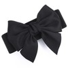 Svnqney Women's Large Bow Belt, black