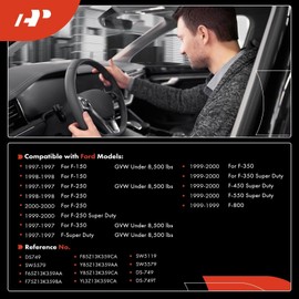 A-Premium Turn Signal Switch, Windshield Wiper Multifunction Switch Compatible with Ford F-150 1997-1998, F250 1997-1998/2000, F350 1997/1999-2000, F-250/350/450/550 Super Duty 1999-2000, DS749