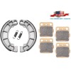 H&H Bros For Honda Foreman 500 Front Rear Brake Pads