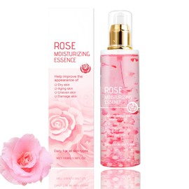 Tbeautfave Rose Serum for Face, Rose Facial Oil with Vitamin C and Hyaluronic Acid, Face Serum for Women | Remove Wrinkle Dark Spot | Facial Skin Care | Hydrating, for All Skin Types, 100ML/3.38FL.OZ