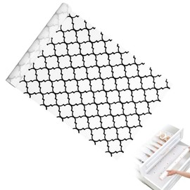 AMZYYDS Forro para Estantes y Cajones 30x600CM,Revestimiento para Estantes Autoadhesivo,Vinilo Antideslizante Decorativo Flores,Forro de Cajón Protector,Cajones Cortable Medida para(La cuadrícula)