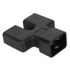 IEC320 C20 to Dual IEC320 C19 Power Adapter IEC320 C20