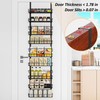 Churboro Over the Door Pantry Organizer Rack with 9 Adjustable