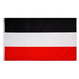 PHENO FLAGS German Empire Flag, 90 x 150 cm, Weatherproof Black White Red Flag with Double Stitching and Metal Eyelets, Germany 1870-1919