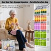 Hobekoee Hanging Yarn Storage Organizer 5 Tiers Large Capacity Over