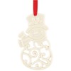 Lenox Pierced Snowman 3-1/2-in Charm Ornament