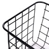 XINFULL 4 Pack Wire Storage Baskets Household Metal Wall-Mounted Containers