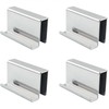 CHENJIN 4PCS Glass Door Handle 1.6 Inch Stainless Steel Window