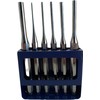 6 Piece Parallel Pin Punch Electroplated Chrome Vanadium Steel (CRV)
