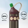 Sidagar 24 oz Sports Tumbler, Stainless Steel Vacuum Water Bottle