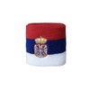 Flaggenfritze Serbia Flag Sweatband with Coat of Arms, Set of