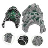 jojofuny 2Pcs Train Tunnel Model Realistic Cave Accessory for Railway