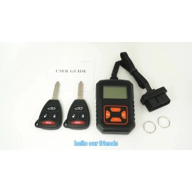 Unbranded 2 For 2006 2007 Dodge Charger Car Remote Key Fob 4 Button KOBDT04A + OBD Tool