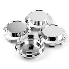 RTrhinoTuning 4 PCS 83mm Wheel Center Caps Compatible with Avalanche Suburban Silverado Tahoe Sierra Yukon Denali Escalade Wheel Rim, OD: 3.27"(83 mm) ID: 2.99"(76 mm) Chrome Silver
