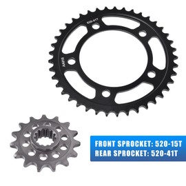 Chain and Sprocket Kit 15T 41T 520-112L for Honda CB500F CB500X CBR500R