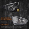 Shocklight Fog Lights for 2004 2005 Honda Civic 2/4DR (EM2/ES1/ES2)