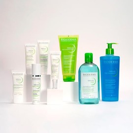 BIODERMA, Sébium Gel Moussant, Limpiador Facial Menos Imperfecciones, Skincare Piel Grasa, Suave y sin Resecar, 200ML