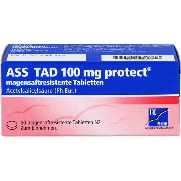 TAD ASS TAD 100 mg protect Tabletten, 50 St. Tabletten