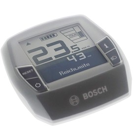 foto-kontor Protective Case Compatible with Bosch Intuvia E-Bike Bicycle Display Control Unit TPU Case Cover Screen Protector Case Protection Against Water and Dirt Transparent Transparent