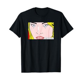 Crying Blond Woman Pop Art Lovers T-Shirt