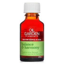 Oil Garden Balance & Harmony 100% Pure Essential Oil Therapeutic Aromatherapy Blend Drops 25mL
