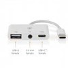 Nedis USB Multi-Port Adapter | USB 2.0 | USB-C Female