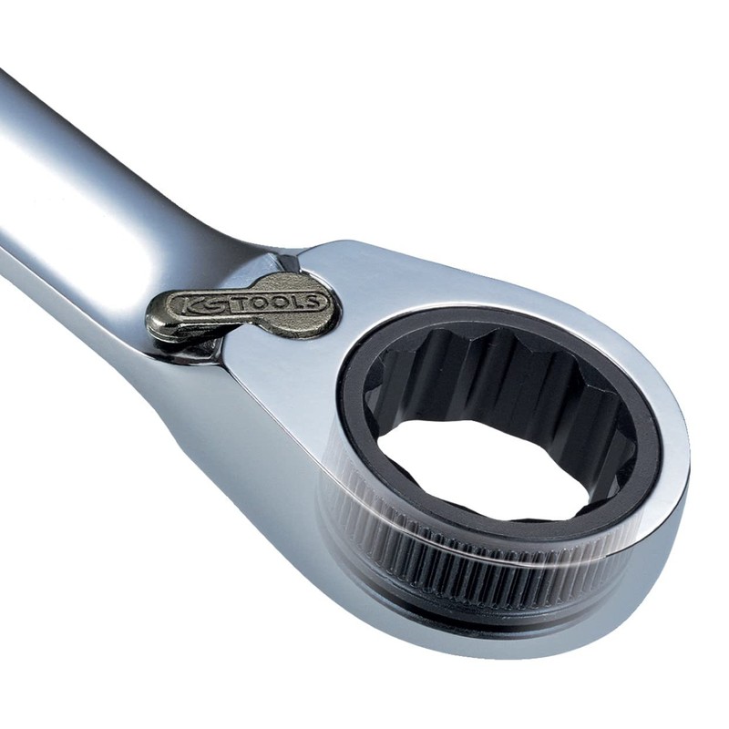KS Tools 503.5919 DUO GEARplus combination spanner with ratchet mechanism