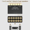 Cubilux AS-BS1 2-Way Speaker Selector Switch Box, A/B Amplifier Switcher