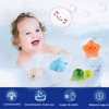 MOSU Juguetes de Baño, 5pcs Juego de Juguetes de Baño,