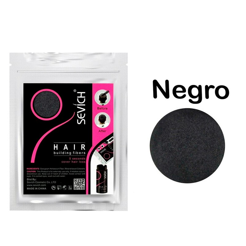 Sevich Micro Fibras Naturales 100 grs Disminuye la Calvicie (Café