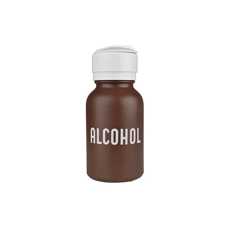 Menda 35601 HDPE 8oz Alcohol Dispensing Bottle, with Lasting-Touch Pump,