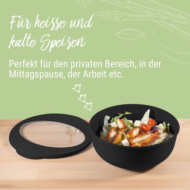 elastoREuse REuse Salad Box Take Away Packaging Food Container to