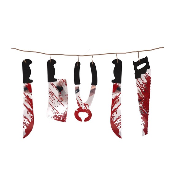 Henbrandt Garland Torture for Halloween Decorations, Size: 1.80m, Material Plastic