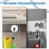 Yofidra Soap Dispenser for Kitchen Sink: Built in Sink Soap